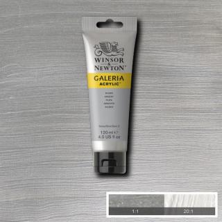 WINSOR NEWTON Galeria Acrylic 120ml Galeria barva: Silver 617