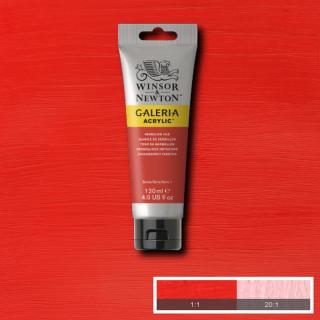 WINSOR NEWTON Galeria Acrylic 120ml Galeria barva: Vermilion Hue 682