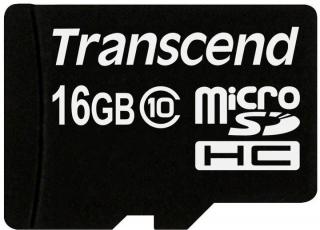 MICRO SD Paměťová karta Transcend 16GB (CLASS 4)