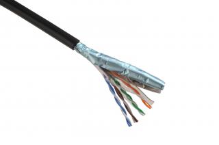 Kabel datový Cat 5E FTP PE venkovní SOLARIX / metráž