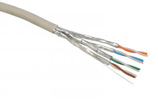 Kabel datový Cat 6A STP (FTP) LSOH balení 500m SOLARIX