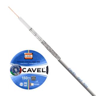 Kabel koaxiální SAT 501 PVC balení 150m CAVEL