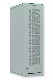 Rozvaděč serverový LC-06+, 42U, 800x1000, šedý, skleněné dveře, perforovaná záda