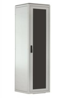 Rozvaděč stojanový LC-06+, 15U, 600x600, šedý, skleněné dveře