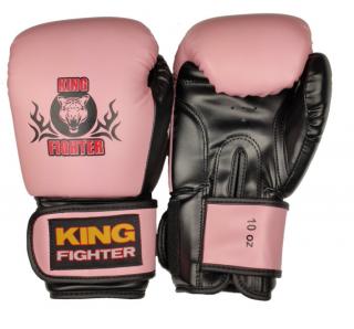 Boxerské rukavice BASIC růžová/černá váha/velikost: 10