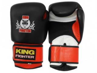 Boxerské rukavice King Fighter černo/červené váha/velikost: 12