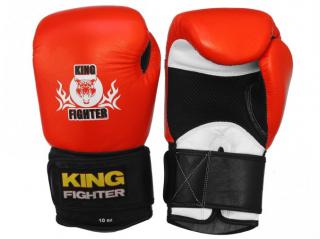 Boxerské rukavice King Fighter červeno/černé váha/velikost: 10