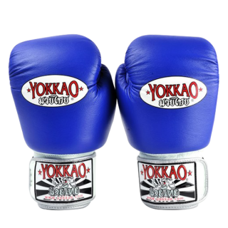 Boxerské rukavice modré Yokkao váha/velikost: 10