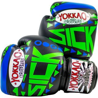 Boxerské rukavice  Yokkao Sick Blue váha/velikost: 10