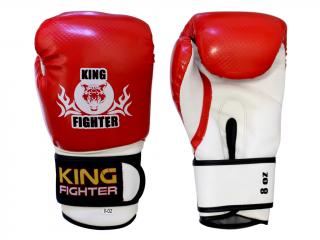 Dětské boxerské  rukavice carbon červené váha/velikost: 6