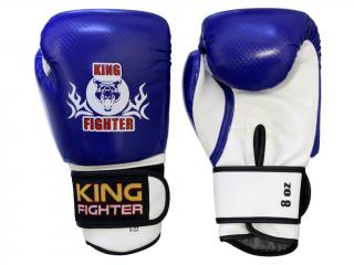 Dětské boxerské  rukavice carbon modré váha/velikost: 6
