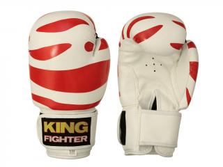 Dětské boxerské rukavice dalmatine červené váha/velikost: 6