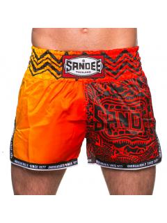 Thai trenky Sandee Warrior (červená/oranžová) Velikost: XL