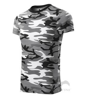 Triko Camouflage  (bílá/černá) Velikost: XL