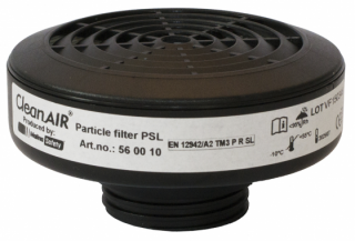 Kanistrové filtry Clean Air proti částicím P3 R typ filtru: CA Filtr P R SL Asbest (bal.50ks)