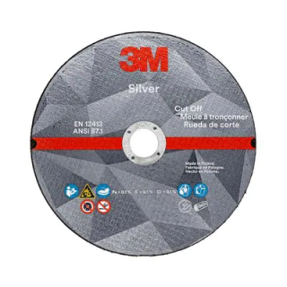 Řezný kotouč 115 3M SILVER síla a tvar: 1,0 mm, tvar: T41, rovný