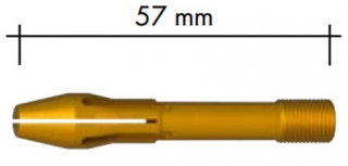 Spotřební díly k hořákům ABITIG GRIP 200/450W/450W SC -průměr: 1,6 mm, díl standard: kleština 57mm