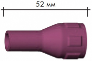 Spotřební díly k hořákům ABITIG GRIP 200/450W/450W SC -průměr: 15 mm, díl standard: hubice prodložená standard 52mm