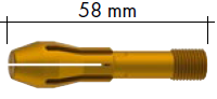Spotřební díly k hořákům ABITIG GRIP 500 W -průměr: 1,6 mm, díl standard: kleština 58mm