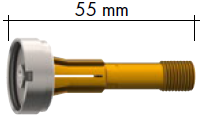Spotřební díly k hořákům ABITIG GRIP 500 W -průměr: 3,2 mm, díl standard: kleština 55mm s pl.čoč.