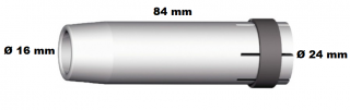 Spotřební díly k hořákům MIG 360A díl_hořáku: Hubice kónická NW16