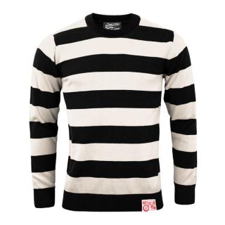 13-1/2 OUTLAW SWEATER BLACK/OFF WHITE Velikost: XL