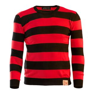 13-1/2 OUTLAW SWEATER BLACK/RED Velikost: L