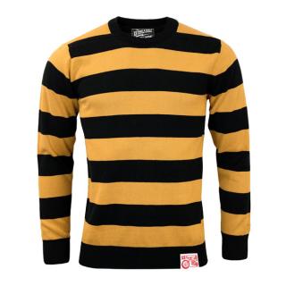 13-1/2 OUTLAW SWEATER BLACK/YELLOW Velikost: L
