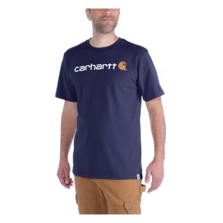 CARHARTT CORE LOGO T-SHIRT S/S NAVY Velikost: M