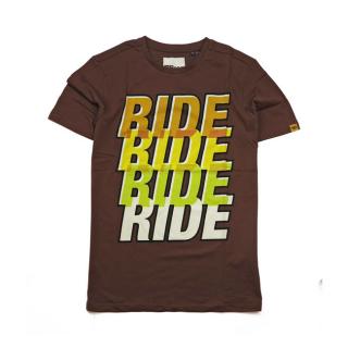 ROEG RIDE FOUR TEE BROWN Velikost: L