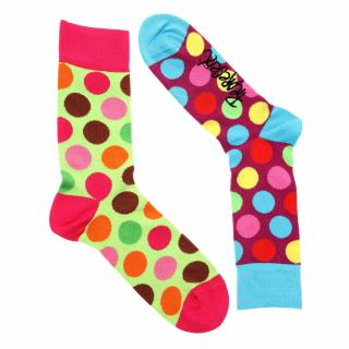 SOCKS GRAPHIX; COLOR DOTS  Velikost: L