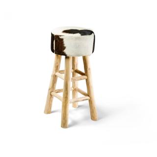Barová stolička BAR Barva: černo-bílá