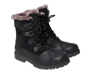 Dámská i pánská zimní obuv SNOW Barva: černá, Velikost: 40