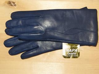 Dámské rukavice s podšívkou Barva: modrá, Velikost: 6,5