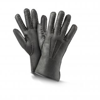 Kožešinové rukavice NAPPALAN PREMIUM Barva: černá, Velikost: 10,5