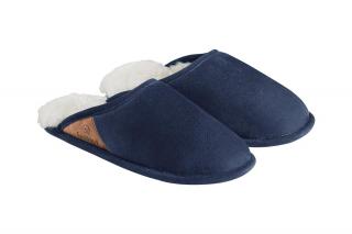 Pantofle TRENDY ALCANTARA Barva: marine, Velikost: 38/39
