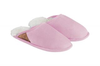 Pantofle TRENDY ALCANTARA Barva: růžová, Velikost: 38/39