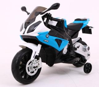 Dětská elektrická motorka BMW modrá