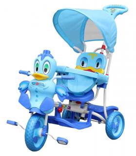 Dětská tříkolka kačenka modrá
