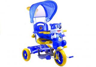 Dětská tříkolka kočka modrá