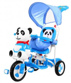 Dětská tříkolka Panda se zvukovými efekty modrá