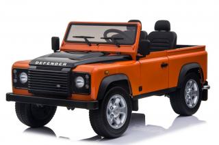 Dětské elektrické autíčko Land Rover DEFENDER oranžové