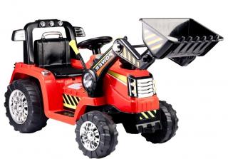 Dětský elektrický traktor 2x45W červený