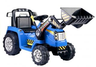Dětský elektrický traktor 2x45W modrý