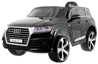 Elektrické autíčko Audi Q7 s bluetooth, nová palubní deska, EVA kola černé