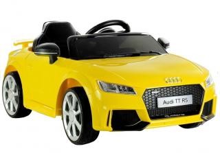 Elektrické autíčko Audi TT RS žluté
