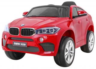 Elektrické autíčko BMW X6M lakované červené