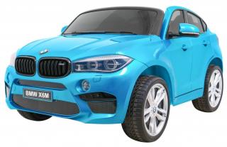 Elektrické autíčko, vozítko BMW X6 M lakované modré