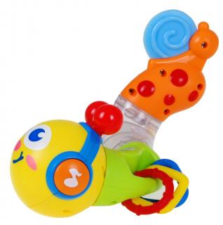 Multifunkční barevná housenka s melodiemi Hulie toys