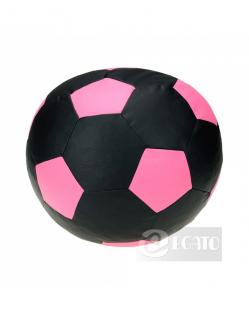 Sedací vak míč 300l černo - růžový
